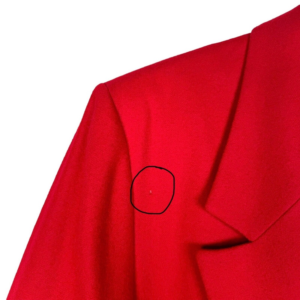 Pendleton Red Wool Blazer Jacket - Women's size Tall XL - Picture 6 of 10